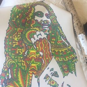 Bob Marley rasta poster