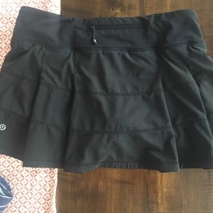 Speed skirt lululemon size six, air dried only