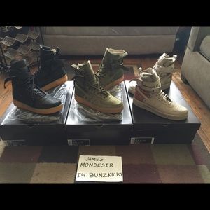 SOLD! SOLD! nike Air Force1 Special forces in Olive,Camo,Black