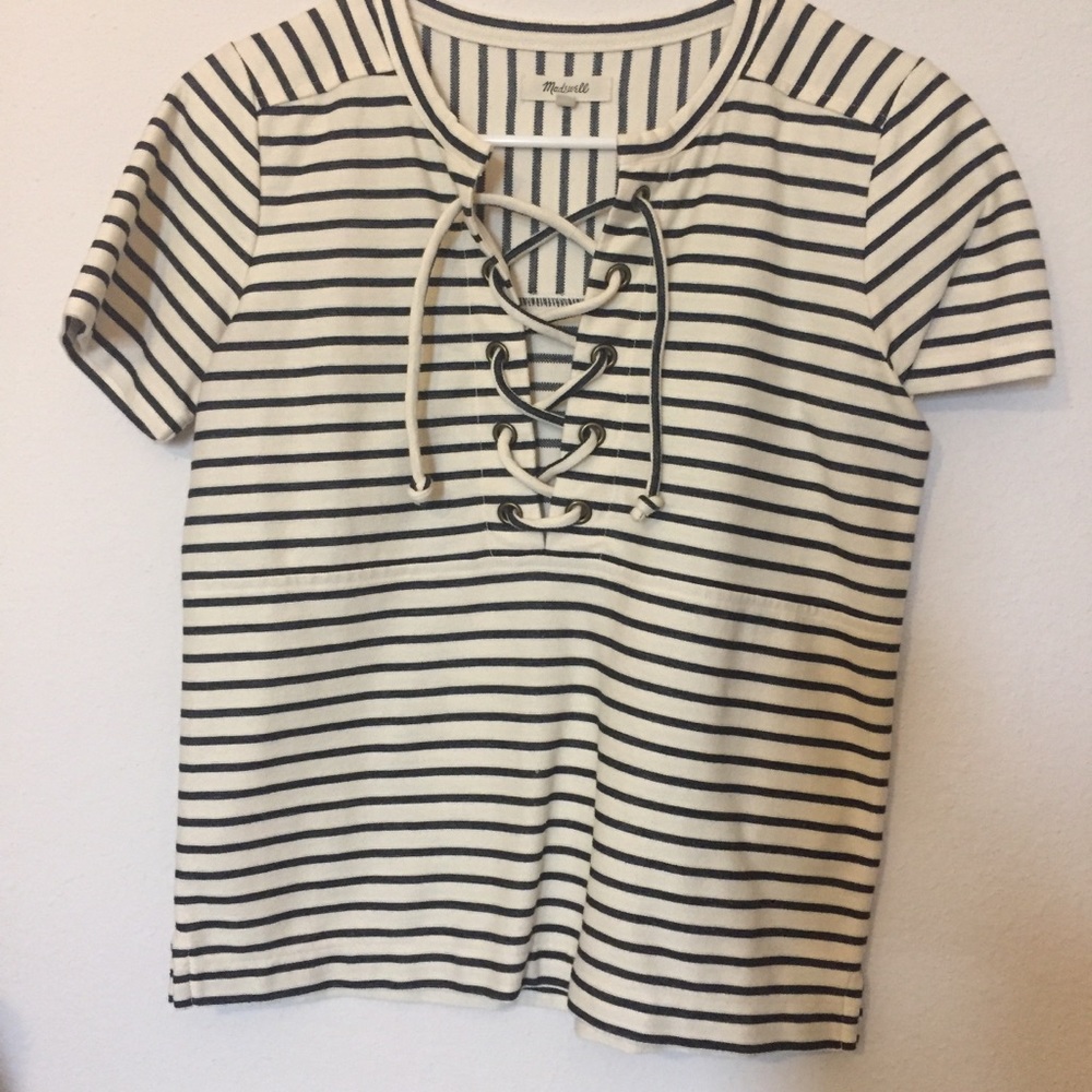 Madewell Lace Up Top
