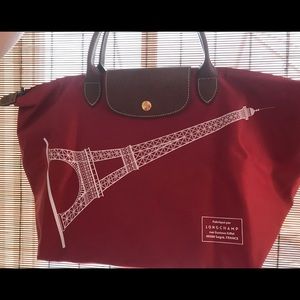 New with tag Longchamp Limited Paris Edition Tote.