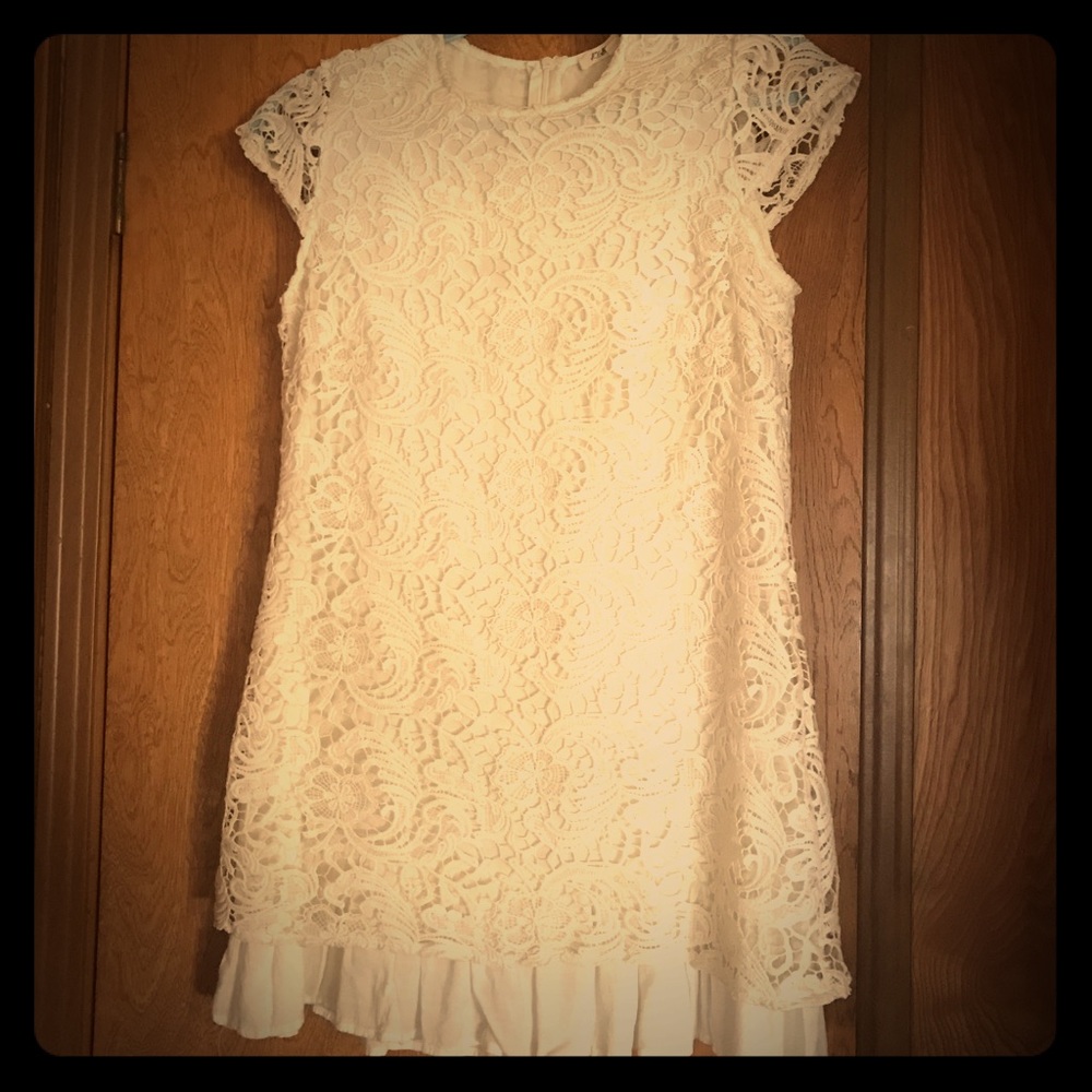 Rebellion cream lace dress.