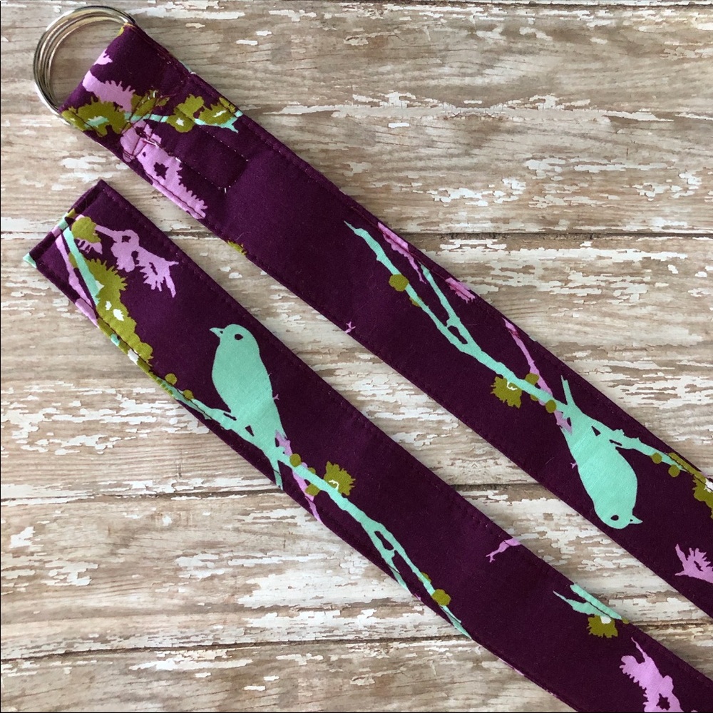 PERFECT GIFT - Fabric D-Ring BELT - Sparrows Retro