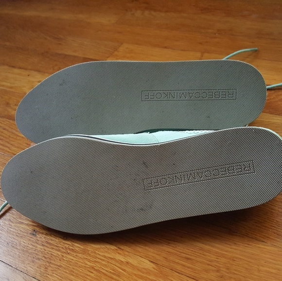 Rebecca Minkoff Sylvie Mint Green Shoes Sz 6M - Picture 5 of 5