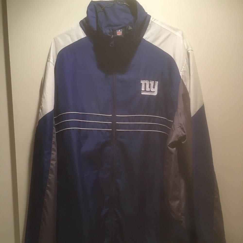 Nfl reebok football ny giants SI windbreaker large
