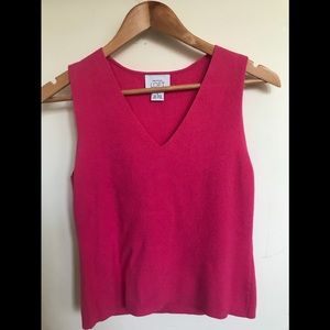 Ann Taylor LOFT pink sleeveless top