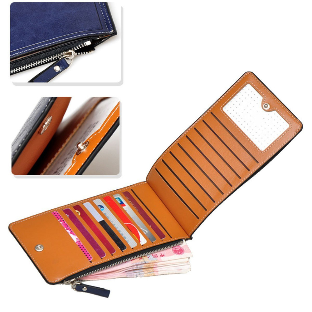 Womens Thin Multi Card Case Organizer Wallet - Picture 4 of 4