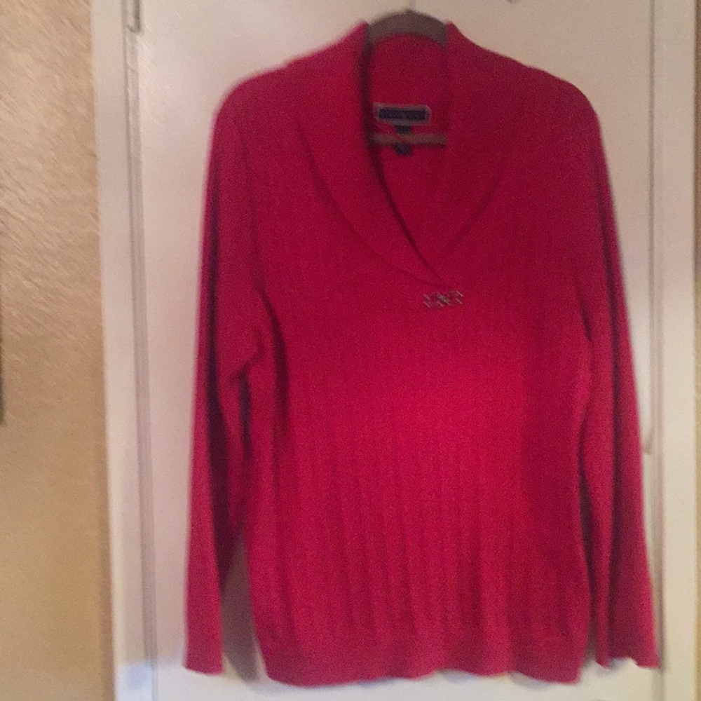 Red sweater