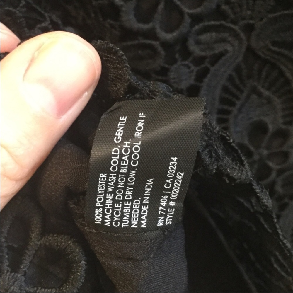 NWOT Club Monaco black lace dress - Picture 5 of 6
