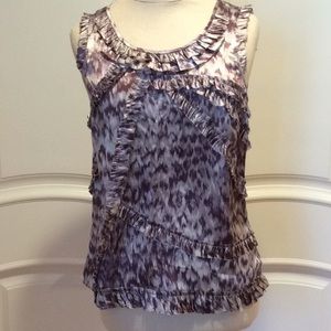 J crew sleeveless blouse