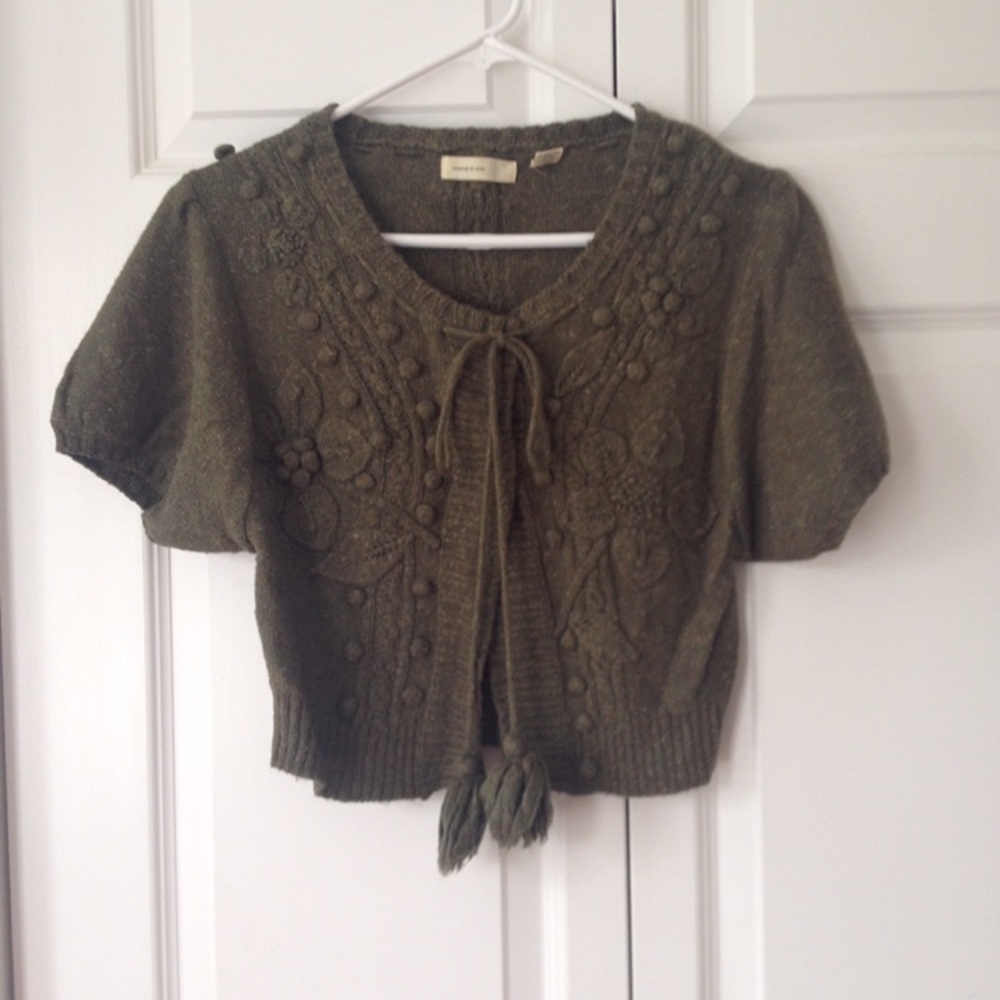 Anthropologie Sleeping on Snow Sweater S
