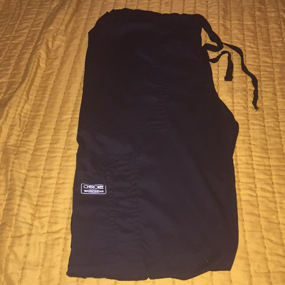 Black Cherokee workwear scrub pants