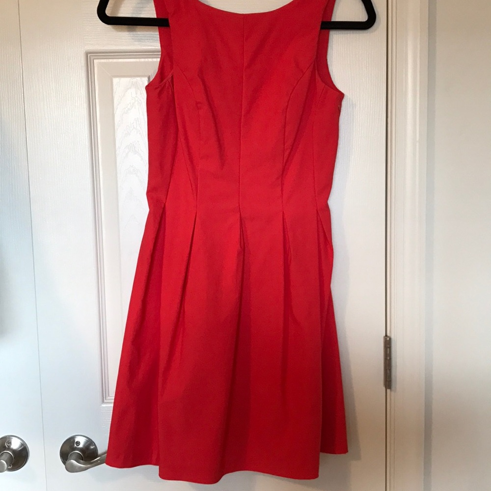 NWOT Red Lulus Skater High Neck Dress