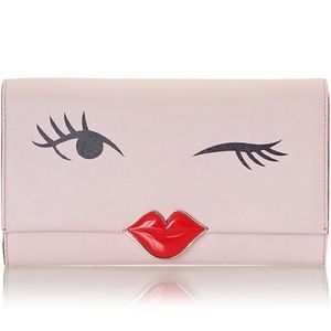 Limited edition Pink clutch- Kate spade