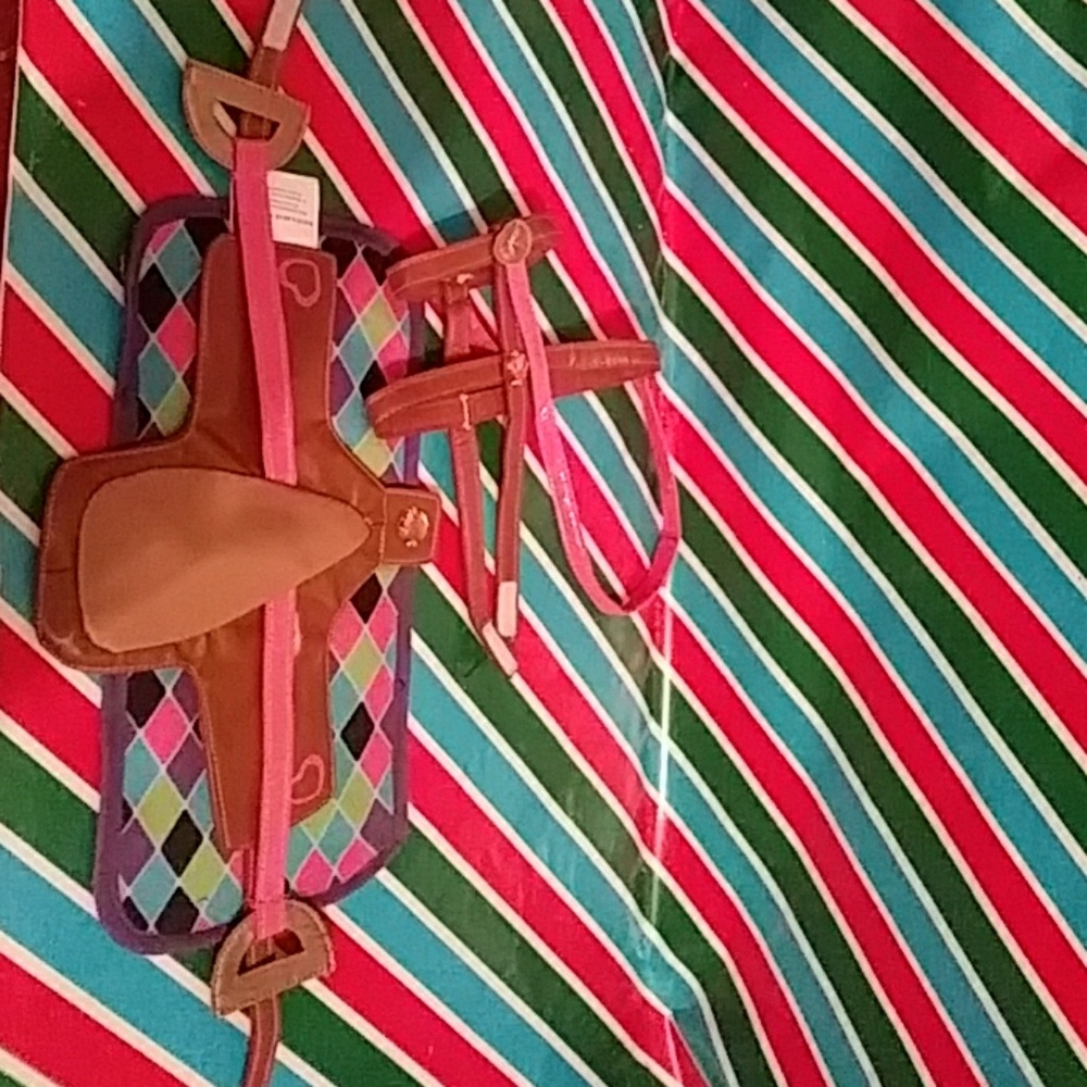NEW 3 pc Build a Bear tack set