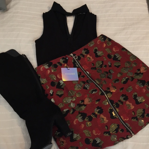 NWT Missguided Mini Skirt - Picture 2 of 6