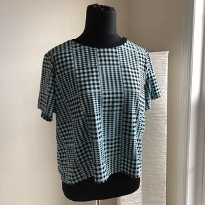 ♥️ cute Topshop checkered shirt♥️