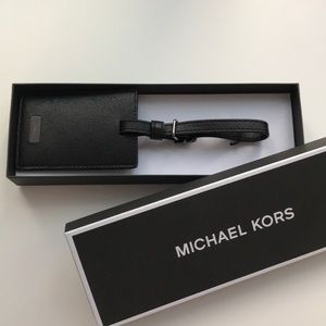 Michael Kors black luggage tag - never used in box