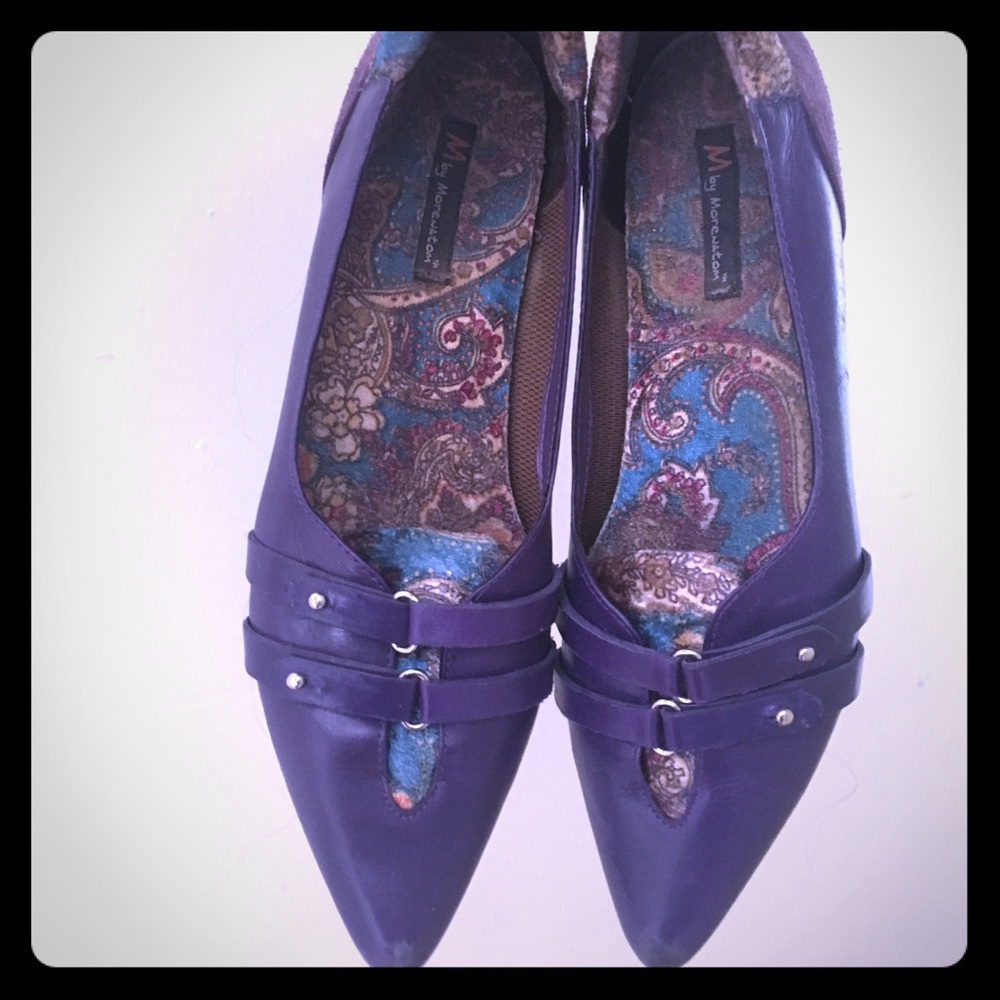 Sassy Purple Flats - Size 7.5