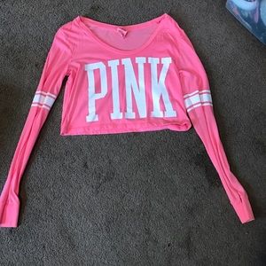 Vs pink crop top
