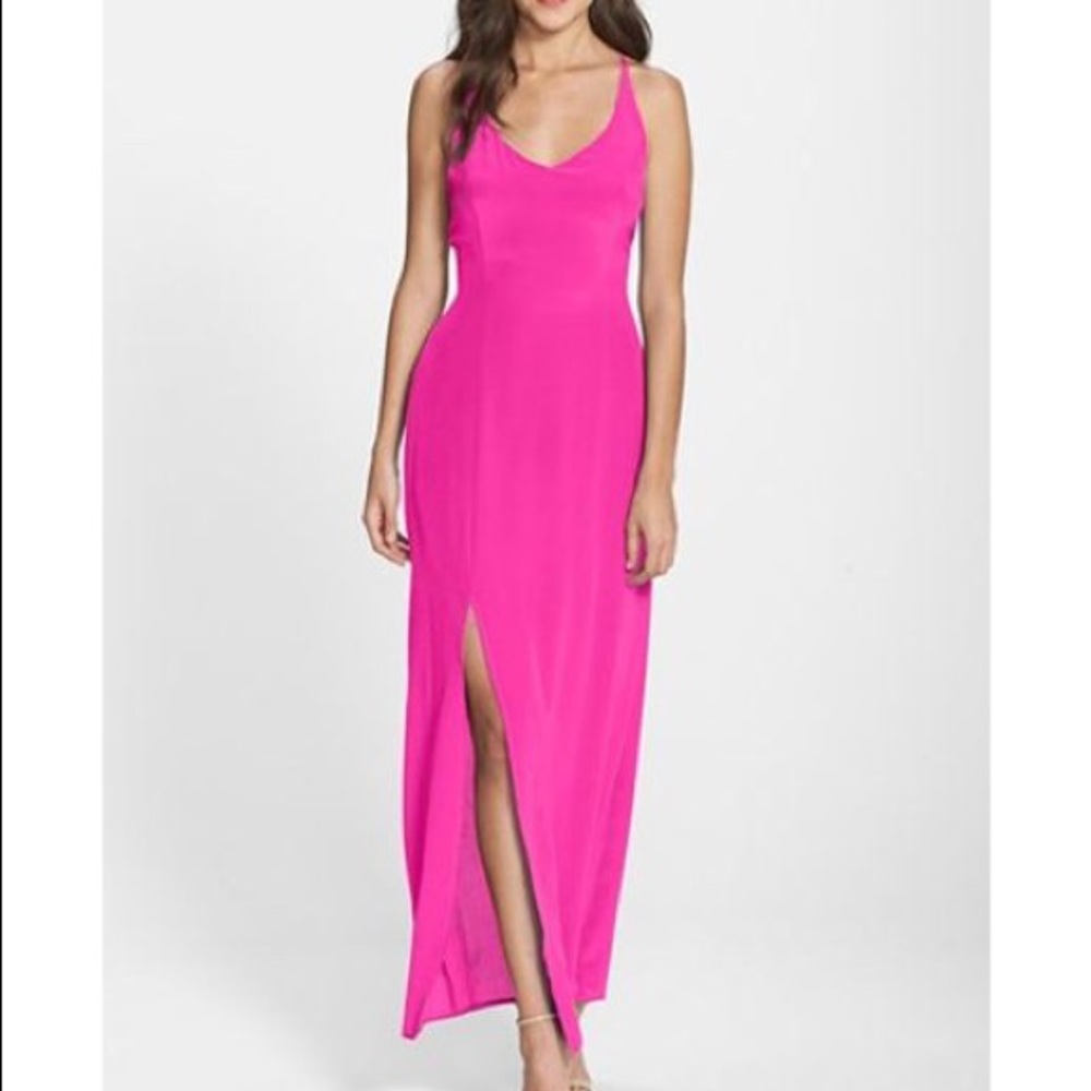 Charlie Jade cross back maxi dress
