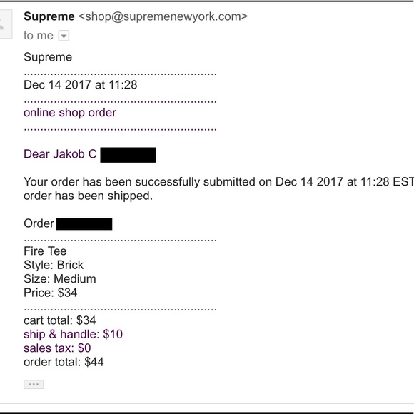 Supreme Fire Tee - Picture 2 of 2