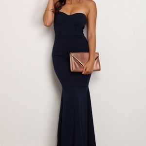 Navy Mermaid Gown