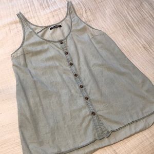 Volcom jean tank top