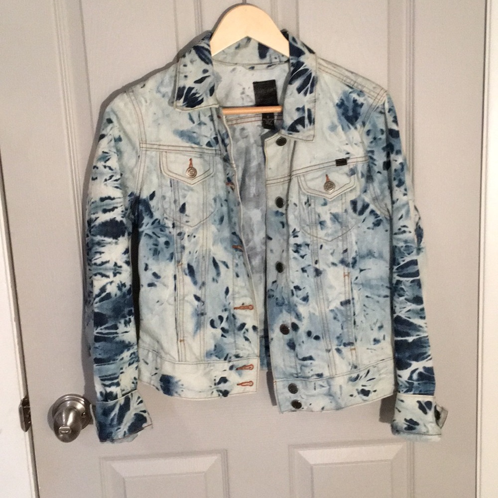 Lucky Brand Denim Jacket acid washed size S