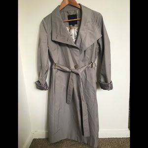 Ivanka Trump Grey Waterproof Trench Coat