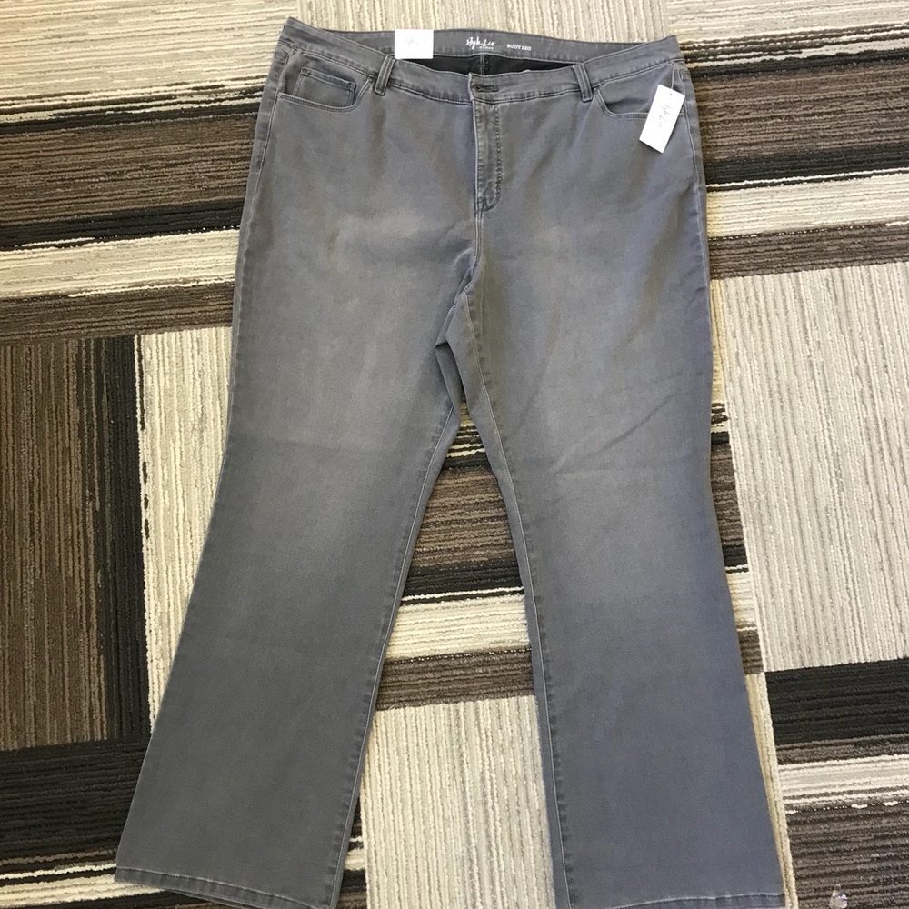 Style & Co Bootleg Mid-rise Tummy Control Bootleg