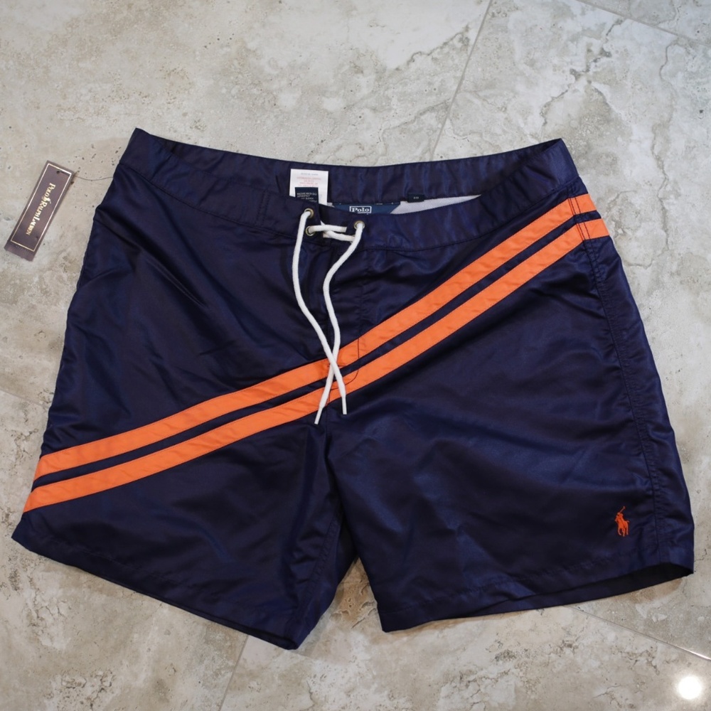 NWT Polo Ralph Lauren Swimming Trunks Shorts Sz 38