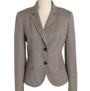 jcrew herribone wool jacket size0