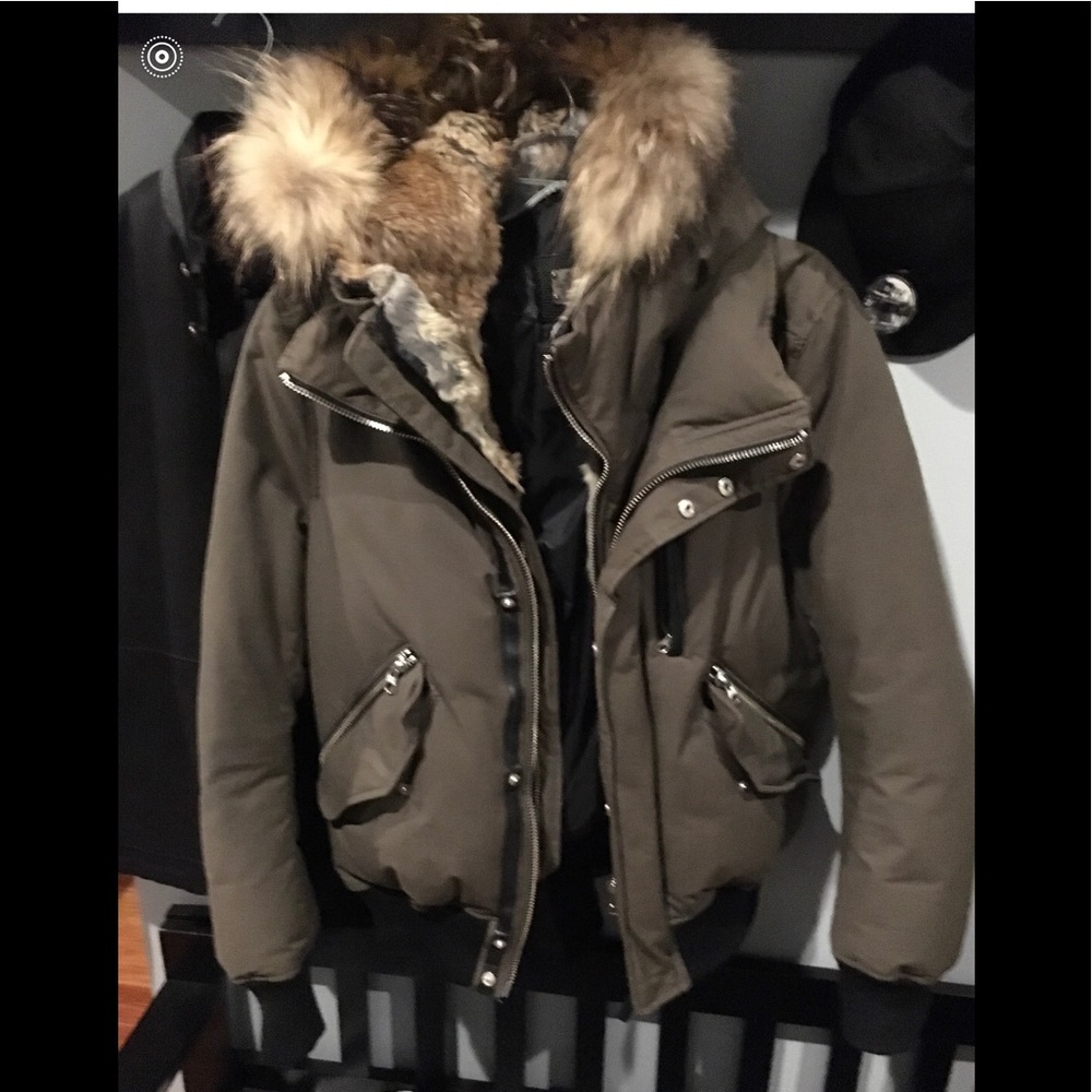 Mackage Dixon Bomber In army green