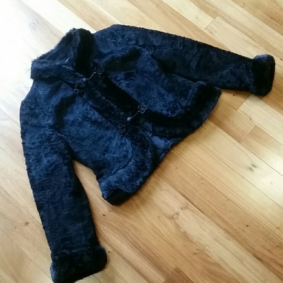 SOLD Faux Fur Bijou by Heinz Oestergaard coat - Picture 3 of 8