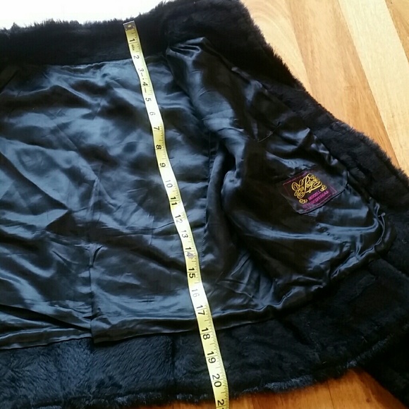 SOLD Faux Fur Bijou by Heinz Oestergaard coat - Picture 4 of 8