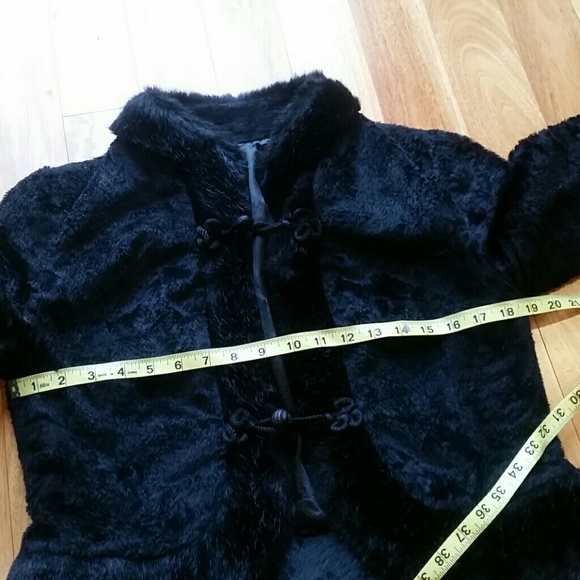 SOLD Faux Fur Bijou by Heinz Oestergaard coat - Picture 6 of 8