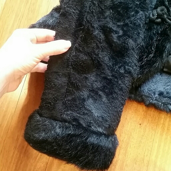 SOLD Faux Fur Bijou by Heinz Oestergaard coat - Picture 7 of 8