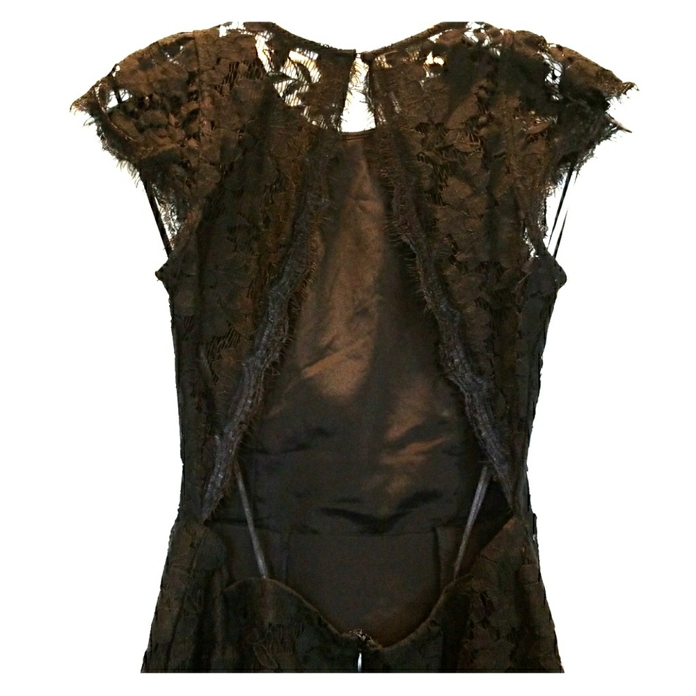 Backless Black Dress
