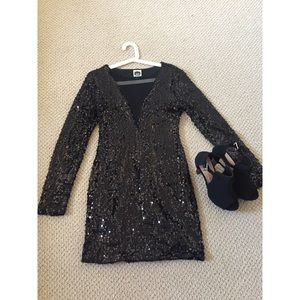 Deb sequined dress