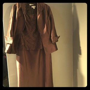 Coldwater Creek bronze dress