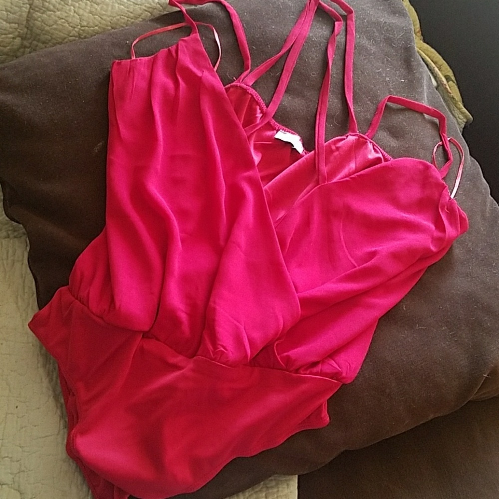 Tobi cross front bodysuit