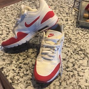Nike Air Max red and white