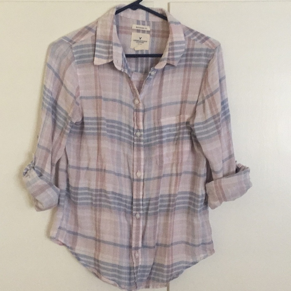 American Eagle plaid shirt