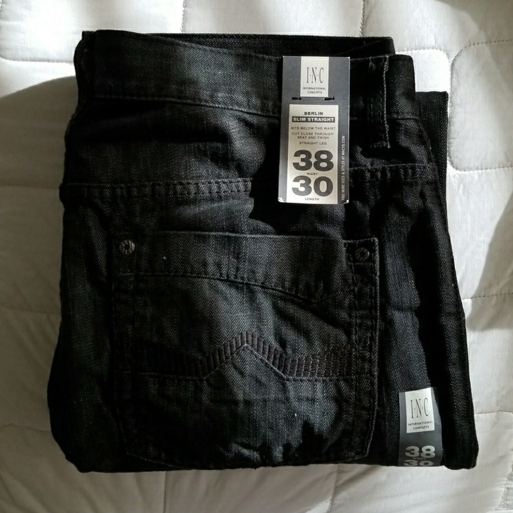 NWT International Concepts Black Berlin Jeans
