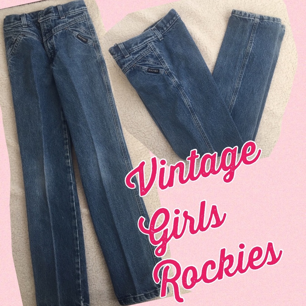 Rockies Girls Denim Jeans Vintage
