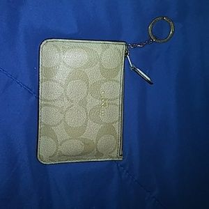 Coach key ring wallet