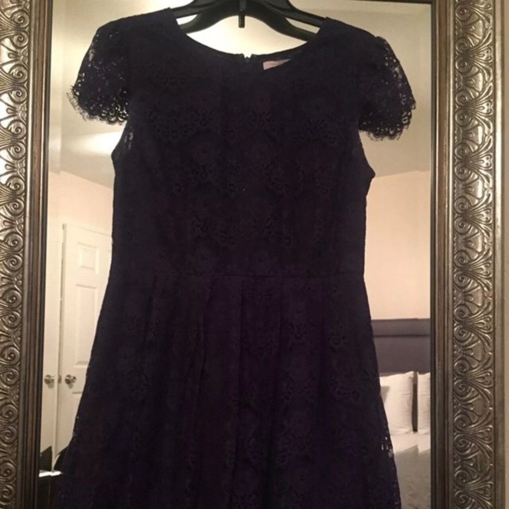 Dark blue dress