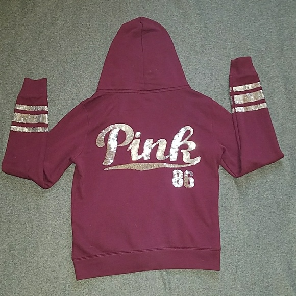 PINK  Victoria's Secret zip-up hoodie - Picture 1 of 3