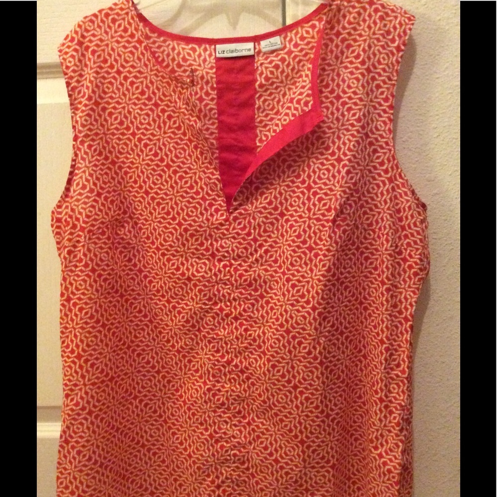 ❌SOLD💰 Excellent Liz Claiborne Sleeveless Top Shirt